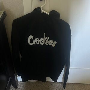 Black Hoodie with Cookies Logo